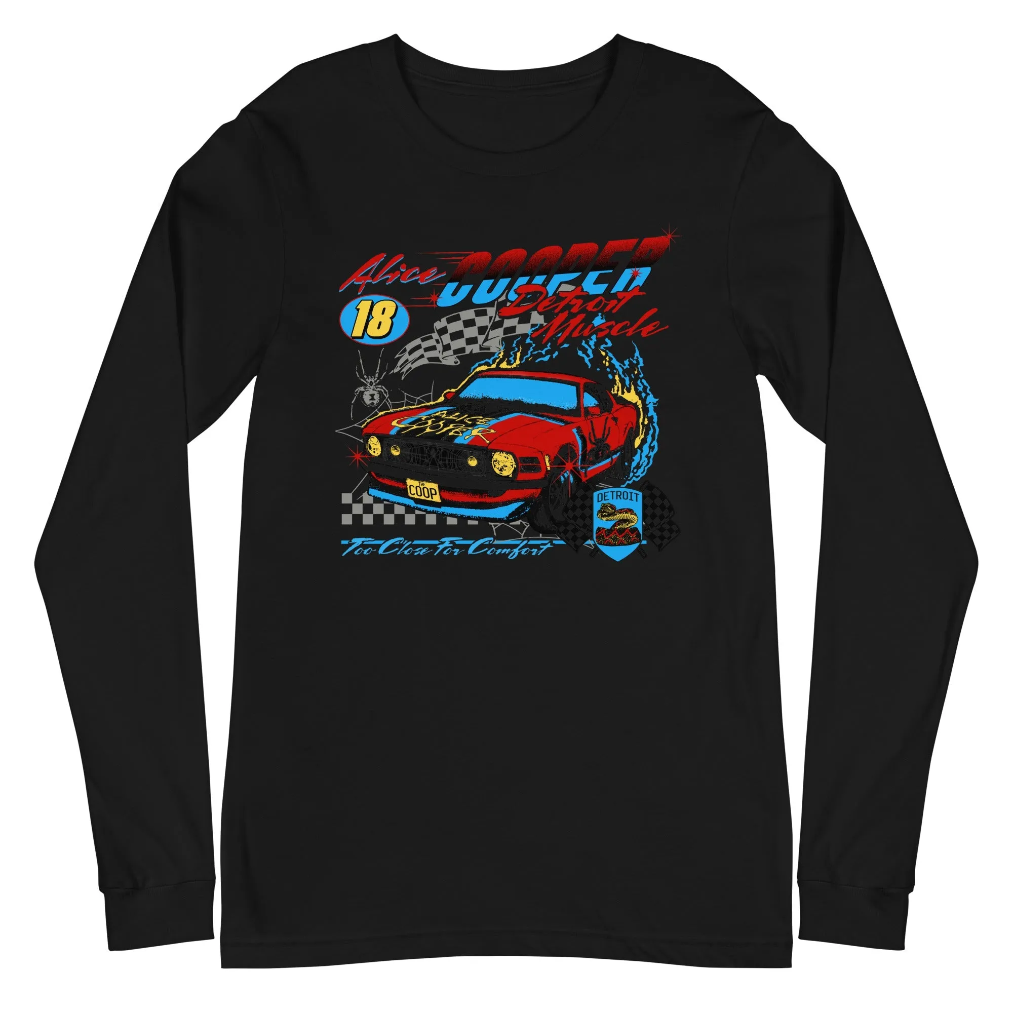 Alice Cooper - Racecar Long Sleeve T-Shirt