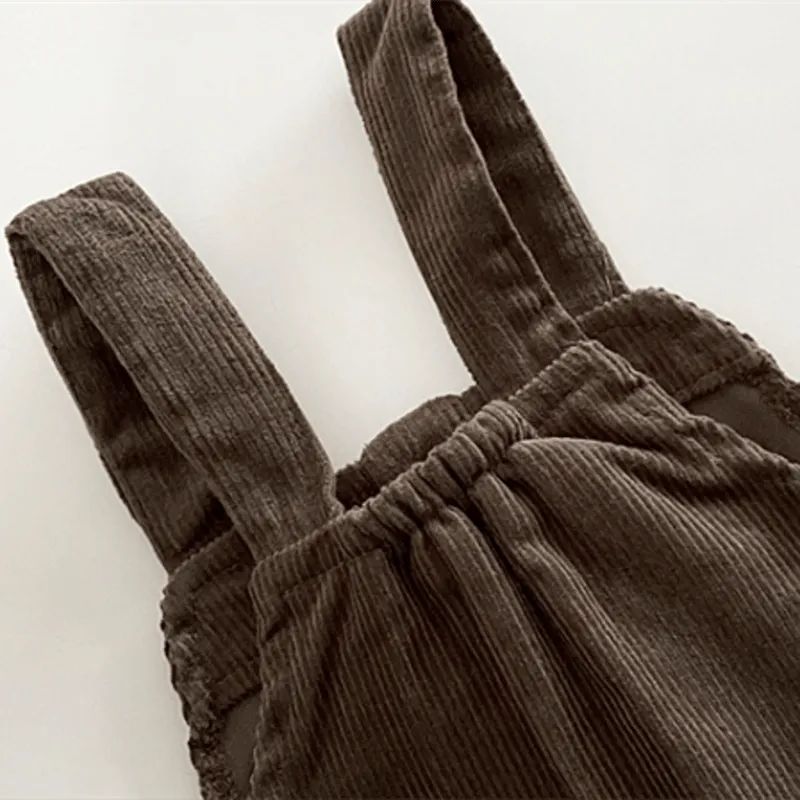 Baby Double Button Corduroy Overalls