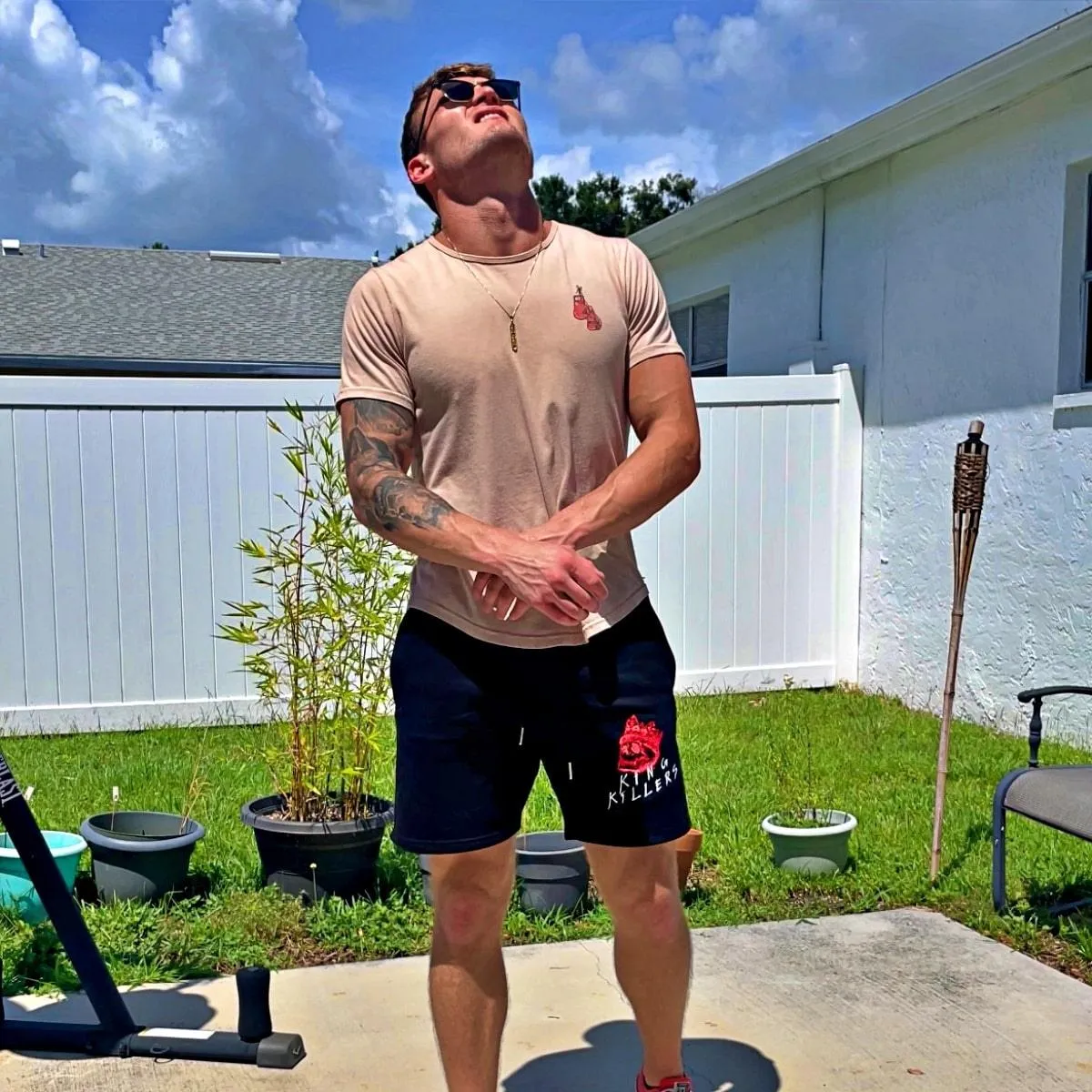 Black Fleece Sweat Shorts