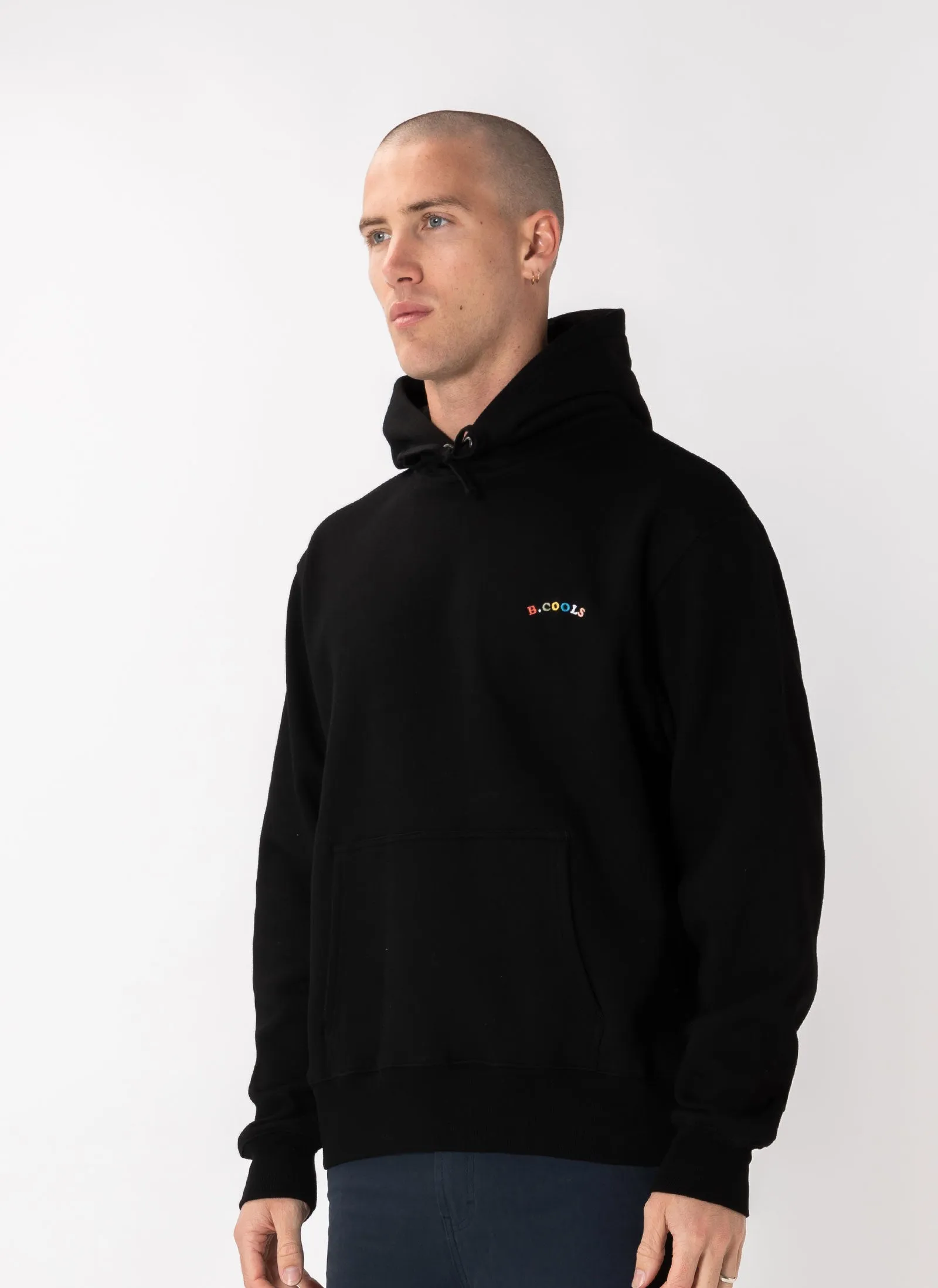 B.Nostalgic Hood Sweatshirt Black