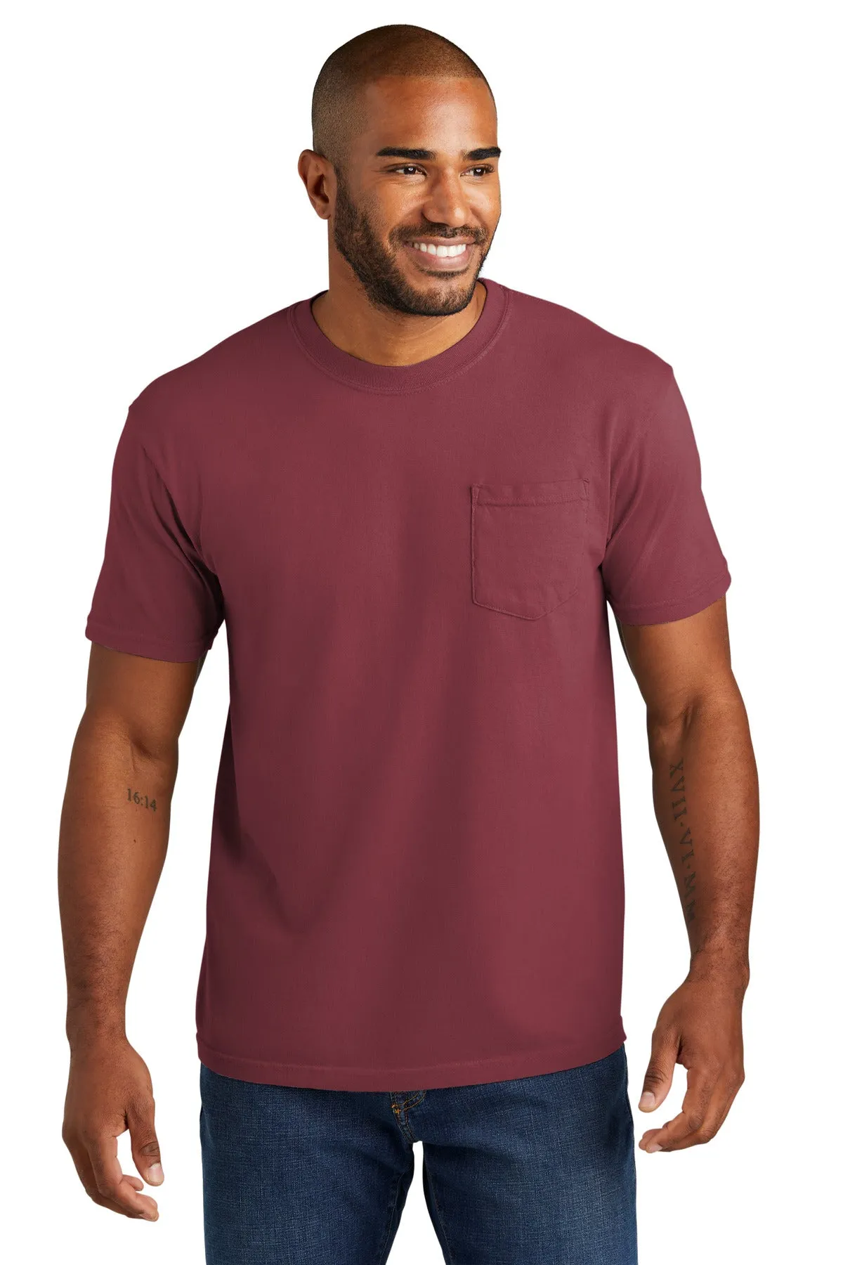 COMFORT COLORS Heavyweight Ring Spun Pocket Tee. 6030