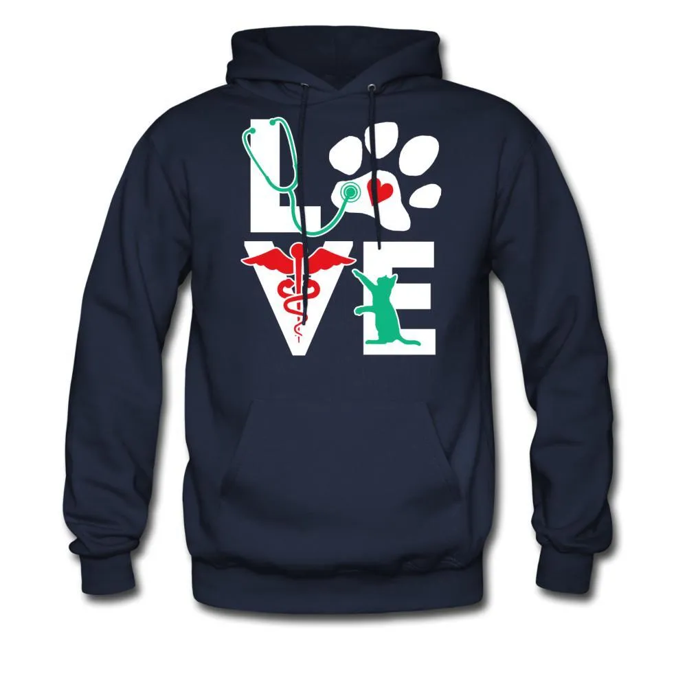 Love Veterinary Cat Unisex Hoodie