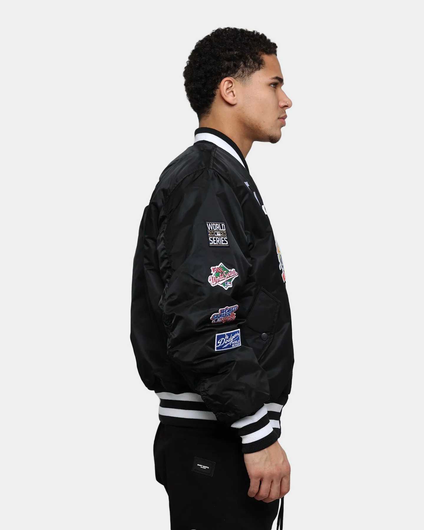 New Era Los Angeles Dodgers Varsity Jacket Black