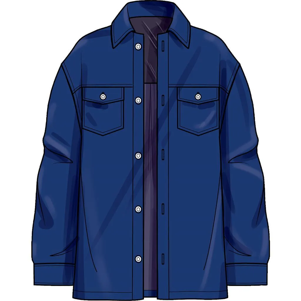 Simplicity Sewing Pattern S9388 Unisex Shirt Jackets