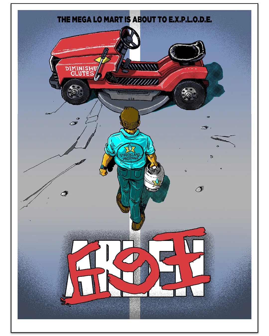 Tim Doyle - "King of the Hill is the Best Anime" print
